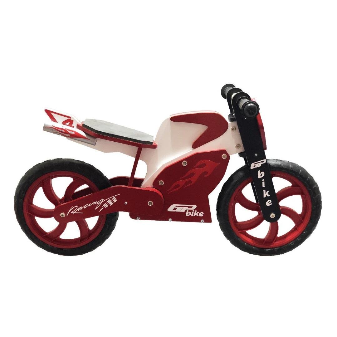 GP Bike Racing Wooden Balance Bike