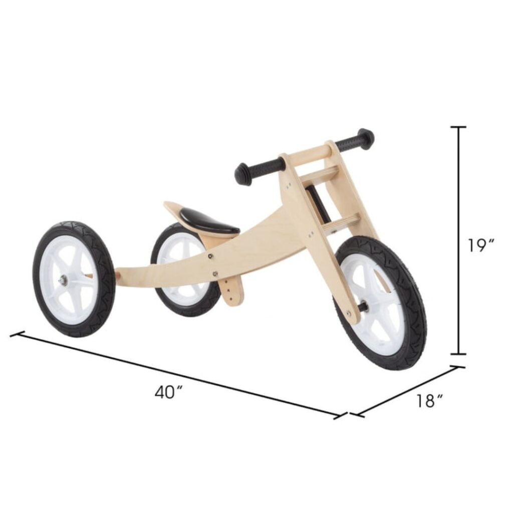 Lil' Rider 3-In-1 Wood Balance Bike