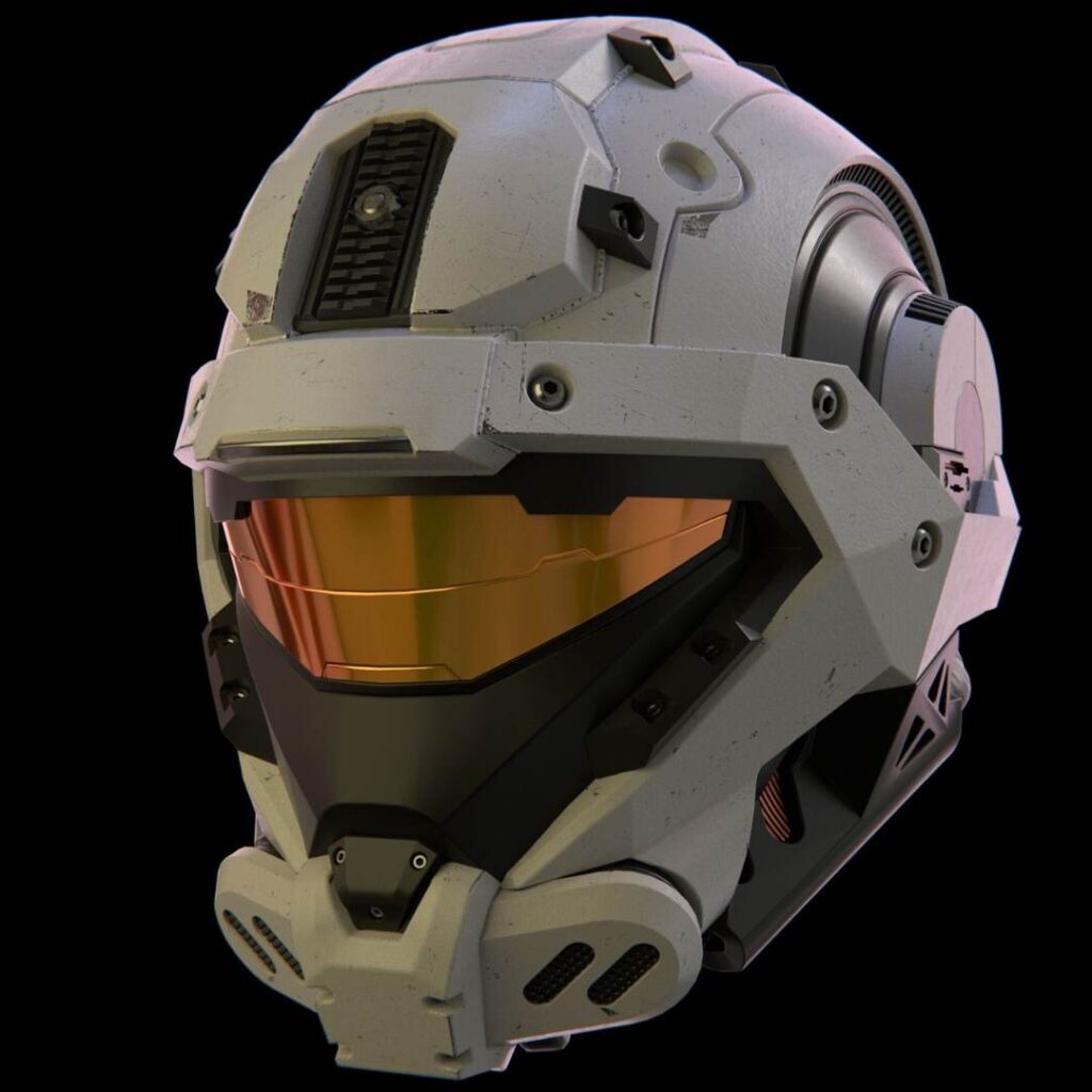 master chief motorcycle helmet