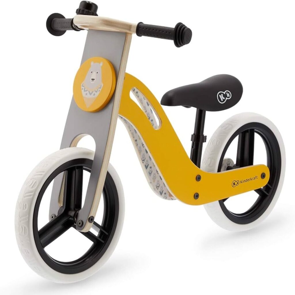 kinderkraft wooden balance bike