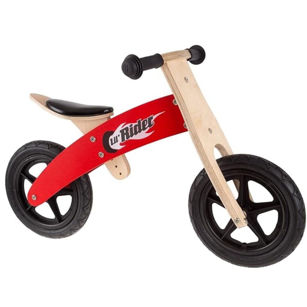 lil rider wooden balance bike