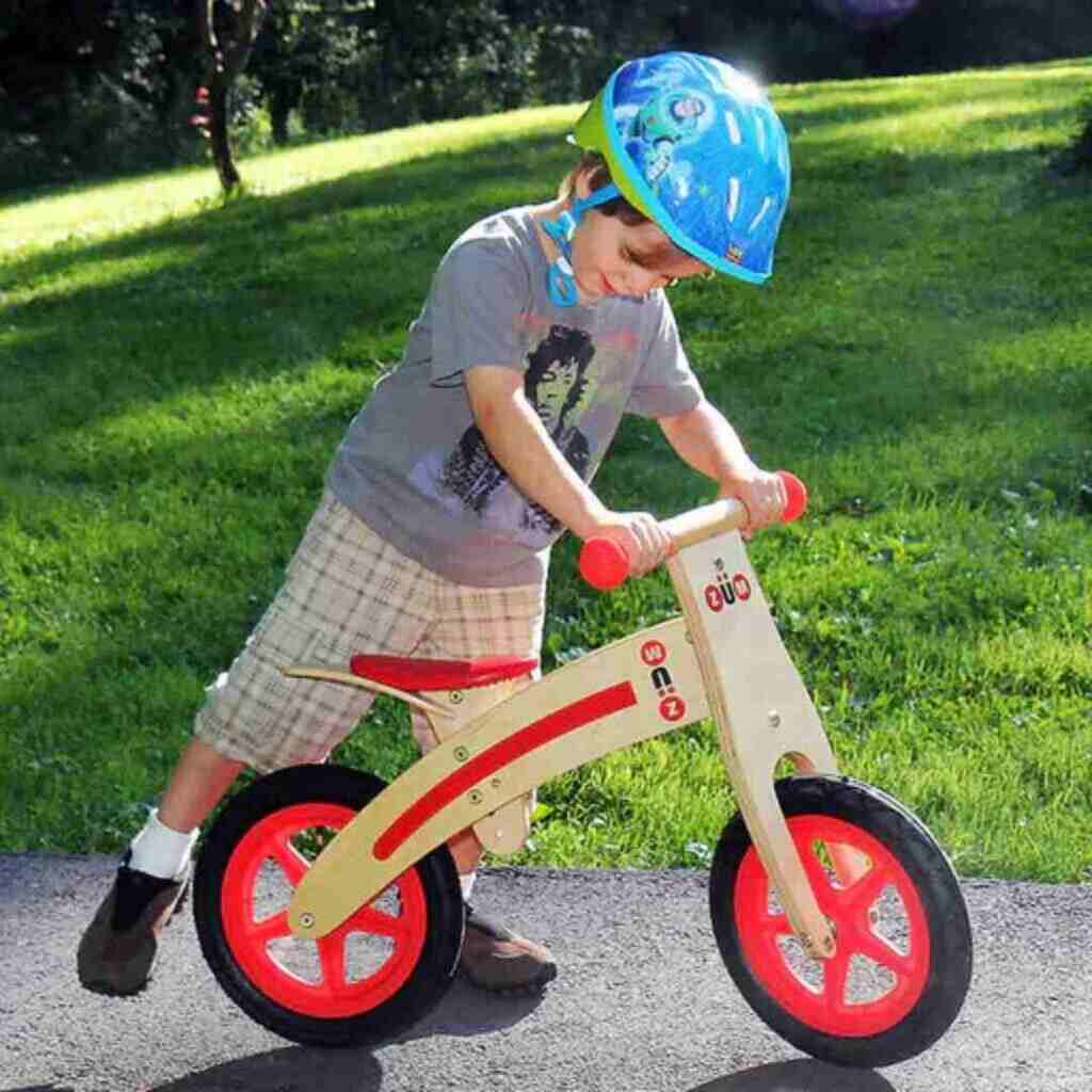 zum wooden balance bike