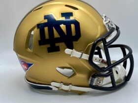 notre dame football helmet