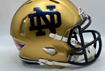 notre dame football helmet