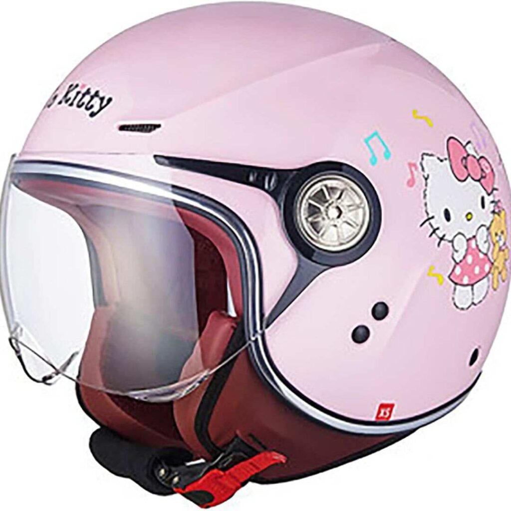 hello kitty motorcycle helmet