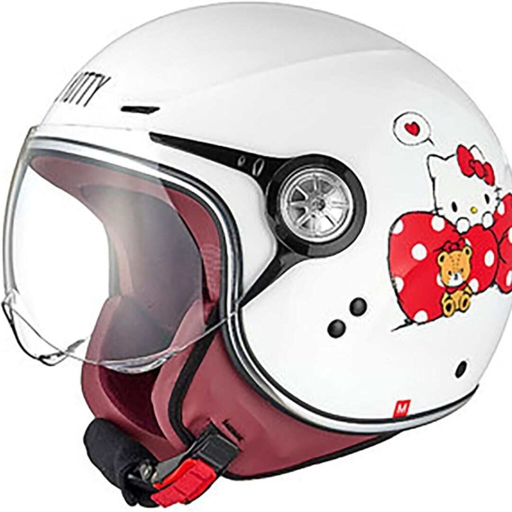 hello kitty motorcycle helmet