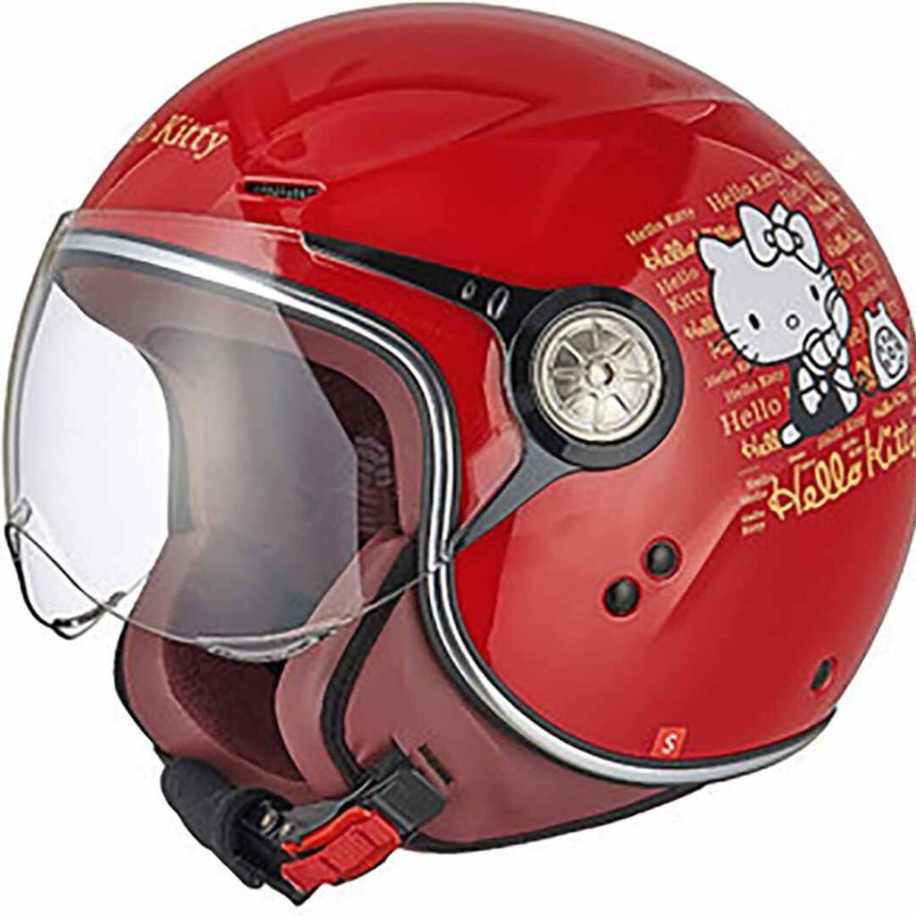 hello kitty motorcycle helmet