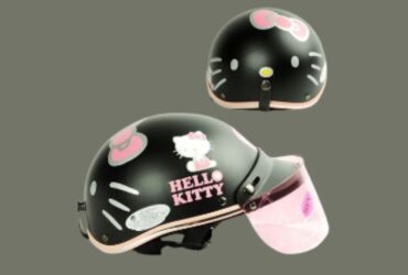 hello kitty motorcycle helmet