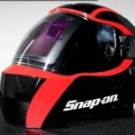 snap on welding helmet